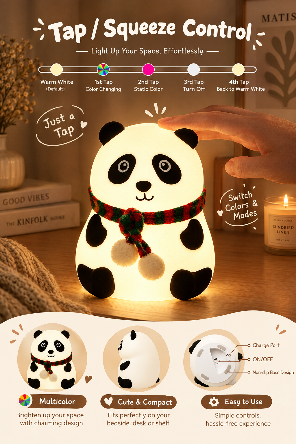 🐼Panda Night Lamp🌟